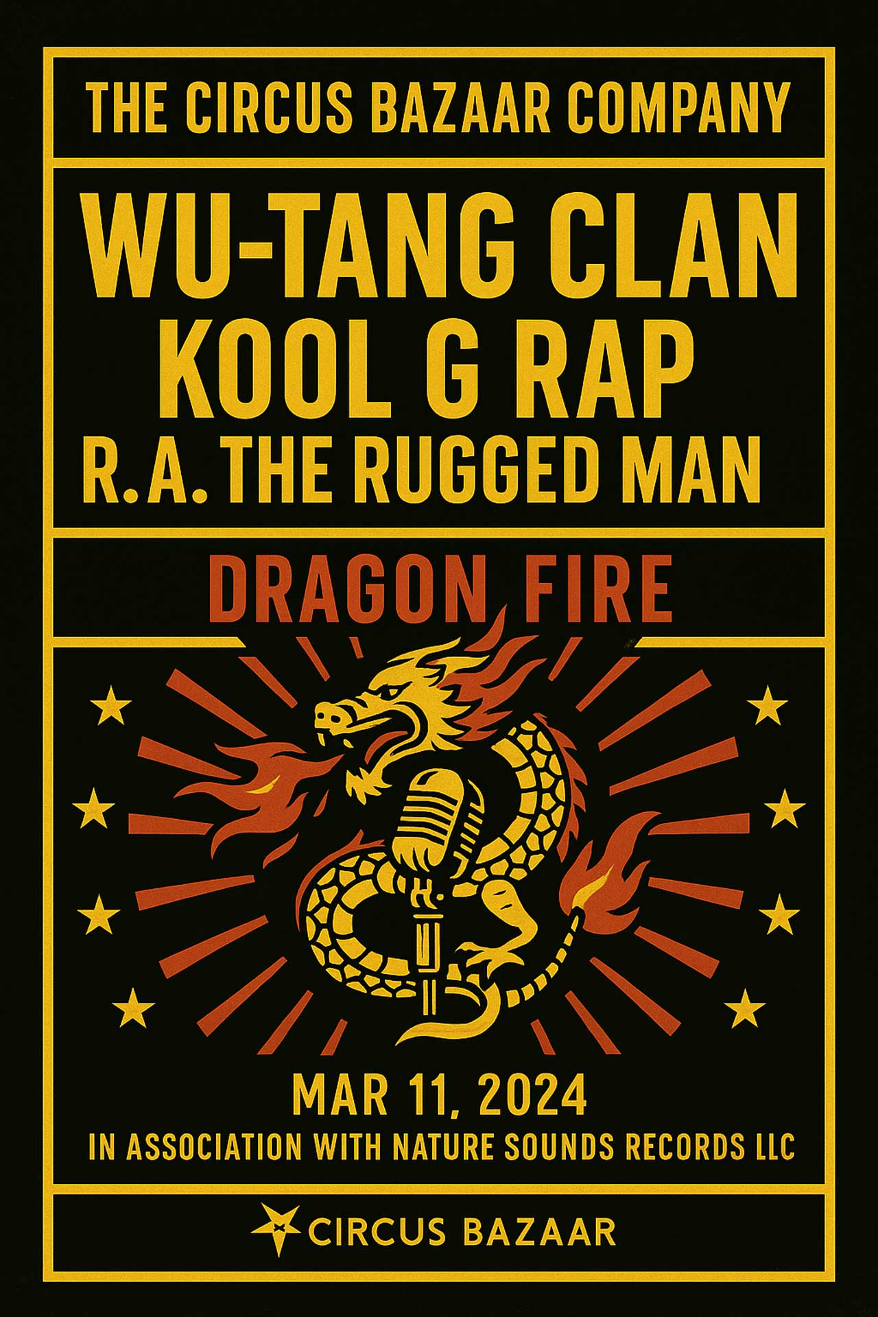 The Circus Bazaar Company to produce Wu-Tang Clans, Kool G Rap and R.A. the Rugged Man